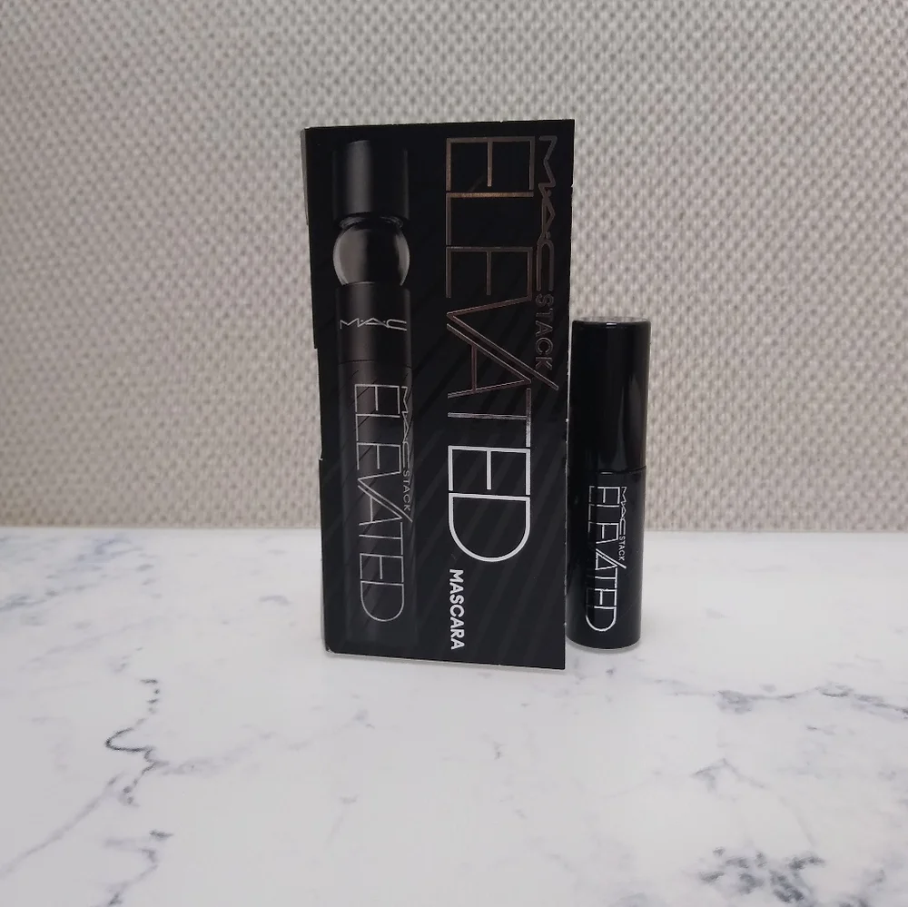 MAC Stack Elevated Black Mascara Mini Travel Size .1 Oz